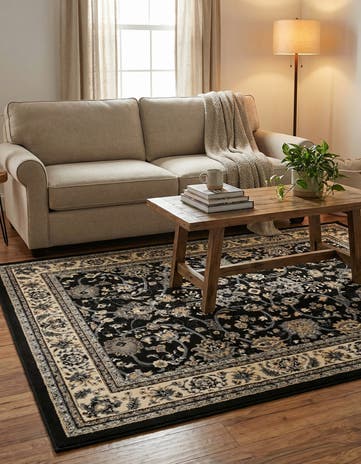 5' 3 x 7' Kashan Design Rug