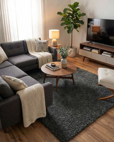  7' 10 x 11' Zermatt Shag Rug