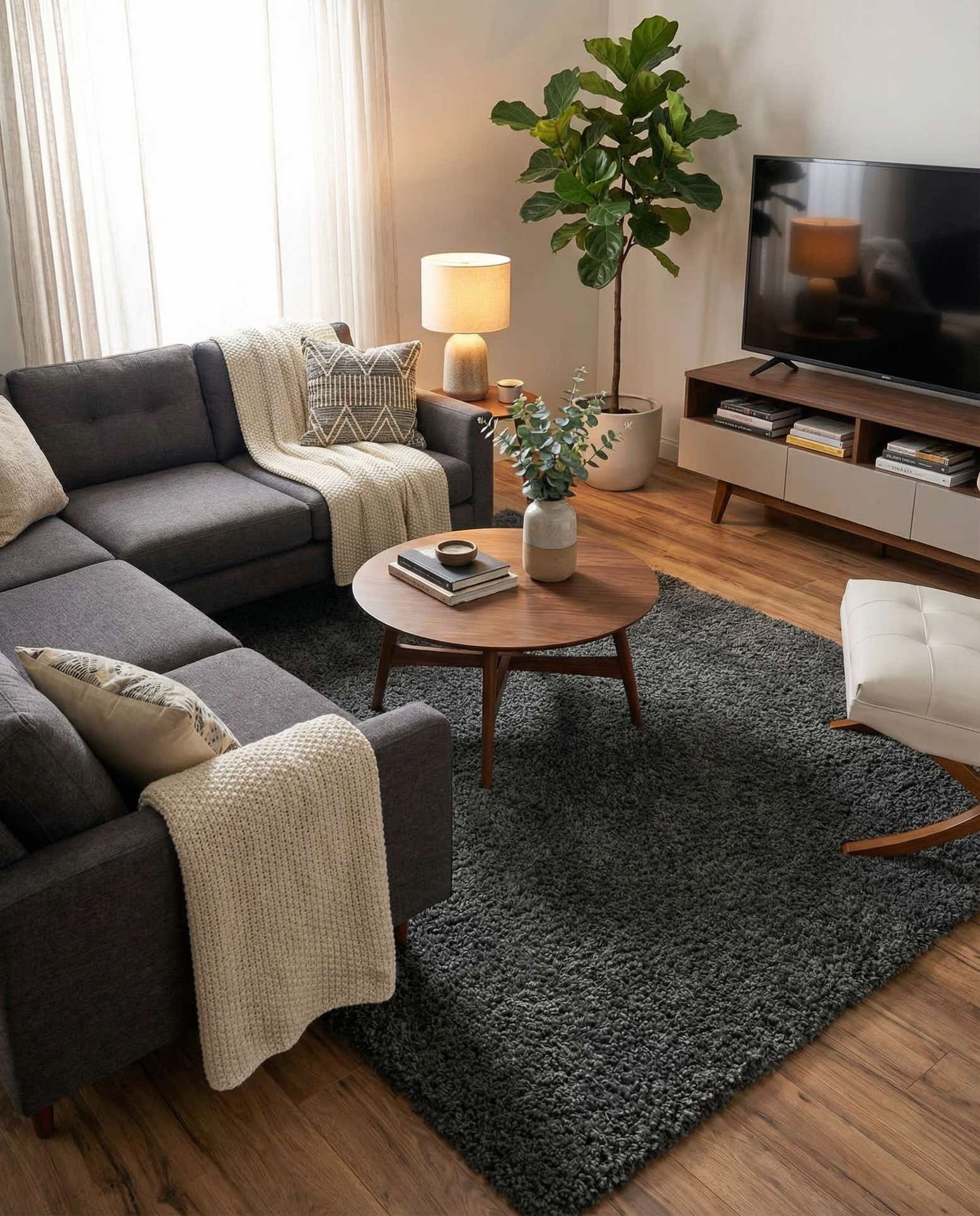 7' 10 x 11' Zermatt Shag Rug