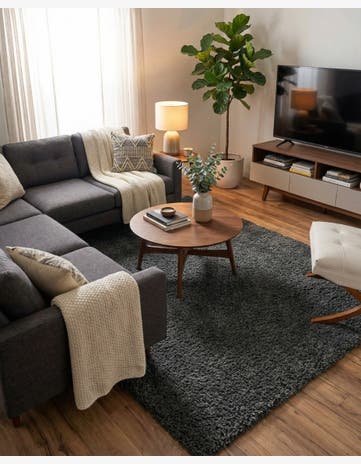 7' 10 x 11' Zermatt Shag Rug