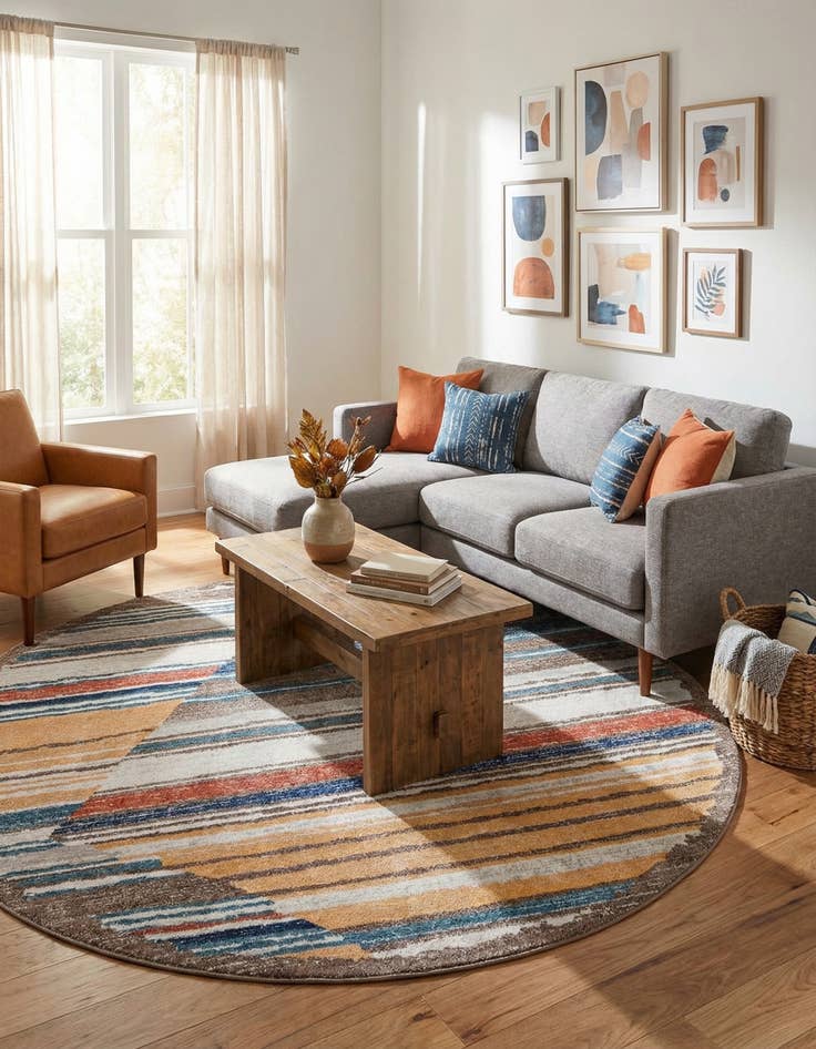 Detail image of  10' x 10' Aramis Round Rug