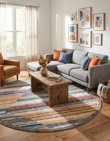 10' x 10' Aramis Round Rug
