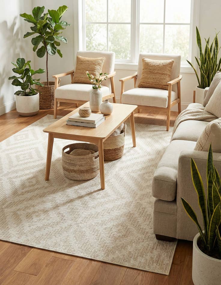 Detail image of 7' 10 x 7' 10  Washable Sabrina Soto Indoor / Outdoor Square Rug