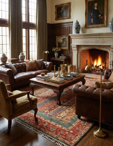 5' 8 x 8' Hand Knotted Ariana Ziegler Rug