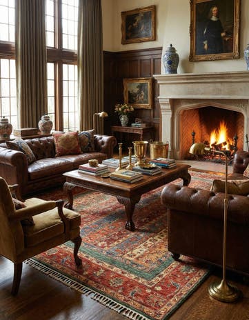 5' 8 x 8' Hand Knotted Ariana Ziegler Rug