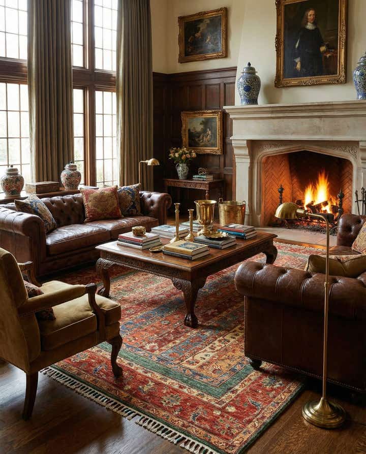 5' 8 x 8' Hand Knotted Ariana Ziegler Rug