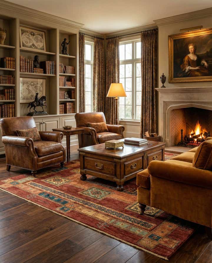 5' 7 x 8' 4 Luribaft Wool Rug