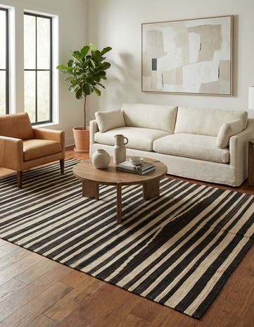 5' 10 x 8' Hand Woven Kilim Modern Wool Rug
