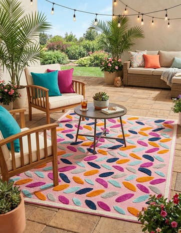 5' 3 x 8' Easy-Clean Aruba Indoor / Outdoor Rug