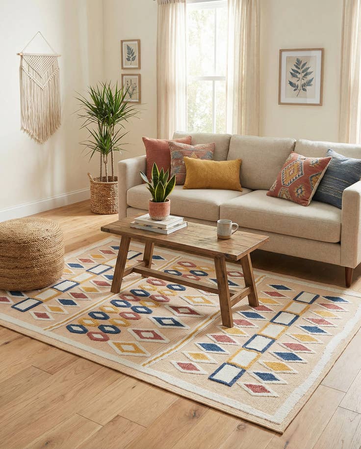 Detail image of 5' x 7' 7 Easy-Clean Indoor / Outdoor Rug