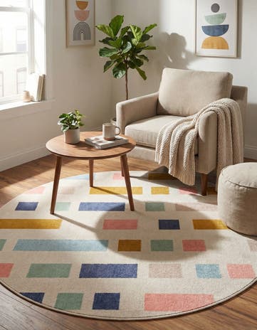 Lotus Round Rug