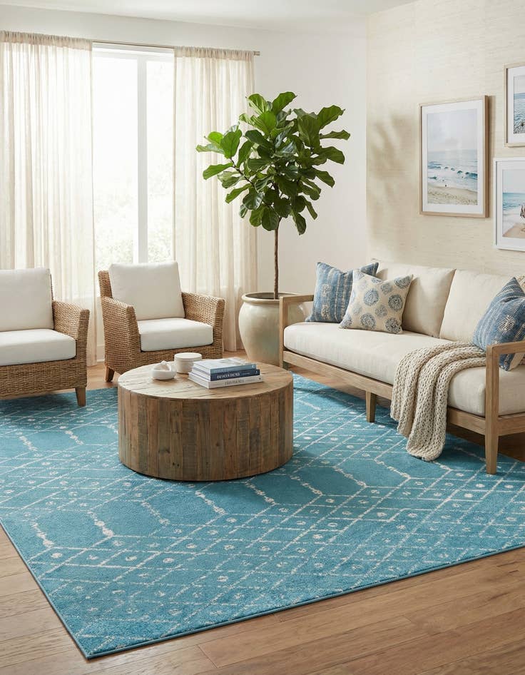 Detail image of  10' x 13' Paxon Trellis Rug