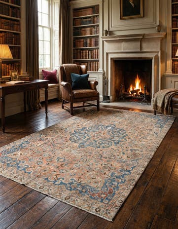 5' 10 x 9' 7 Arak Mir Wool Rug