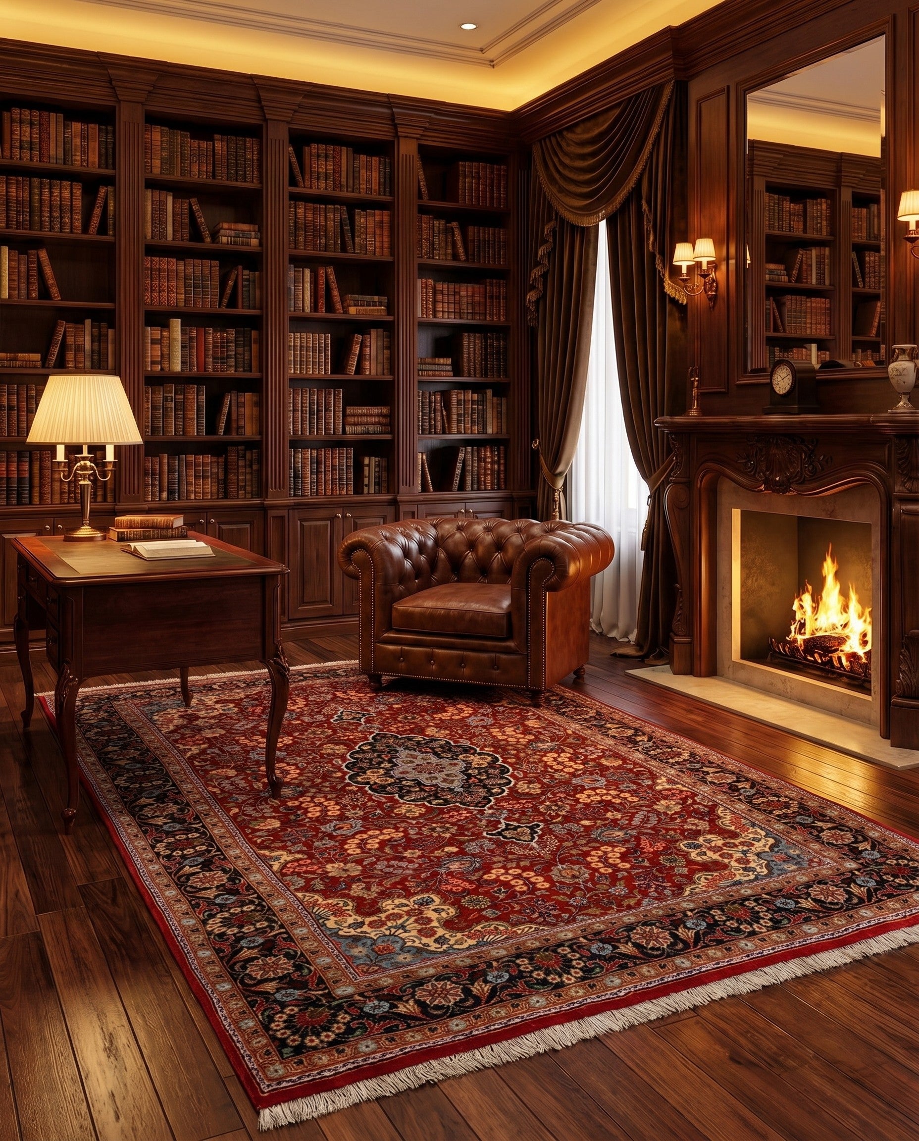 4' 9 x 6' 6 Gazwin Wool Rug