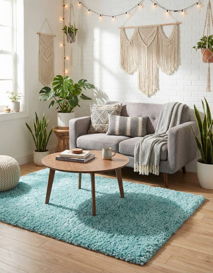 Detail image of 5' x 5' Everyday Shag Square Rug