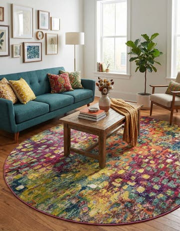 Washable Sevilla Oval Rug