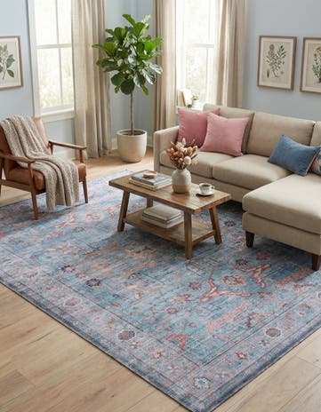 10' 6 x 13' Washable Maahru Rug