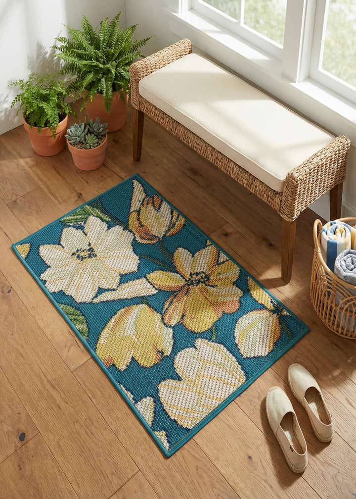 2' x 3' Easy-Clean Baja Indoor / Outdoor Rug