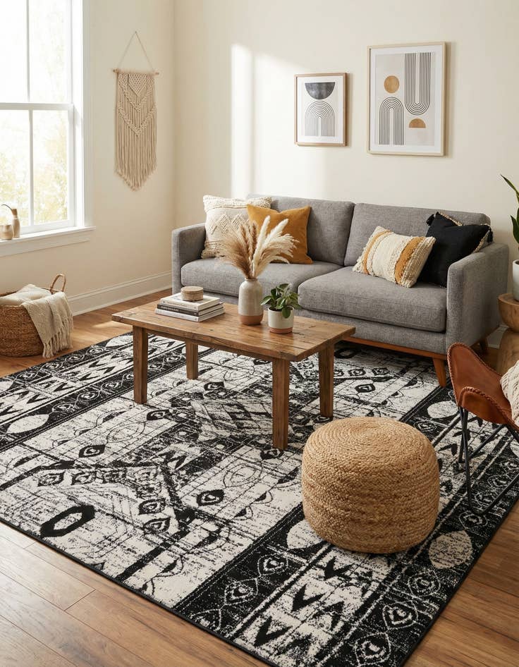 Detail image of  7' 10 x 7' 10 Oregon Square Rug