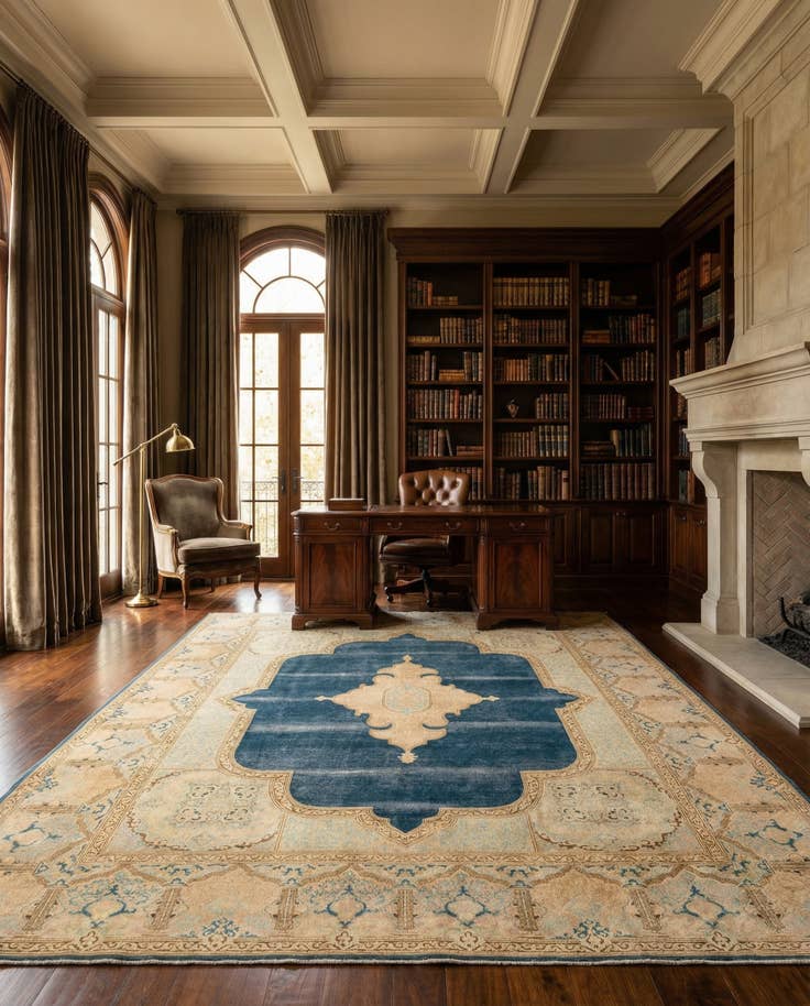 Detail image of 8' 9 x 11' 9 Vintage Royal Rug