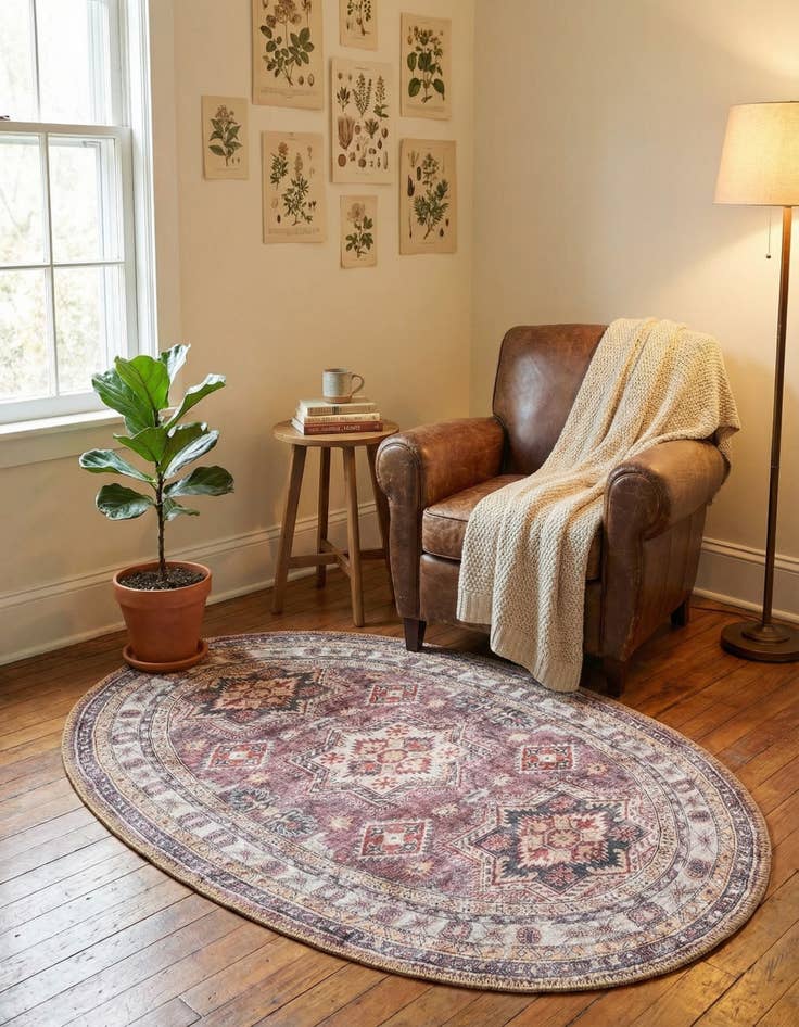 Detail image of 2' x 3' 1 Timeless Oval Rug