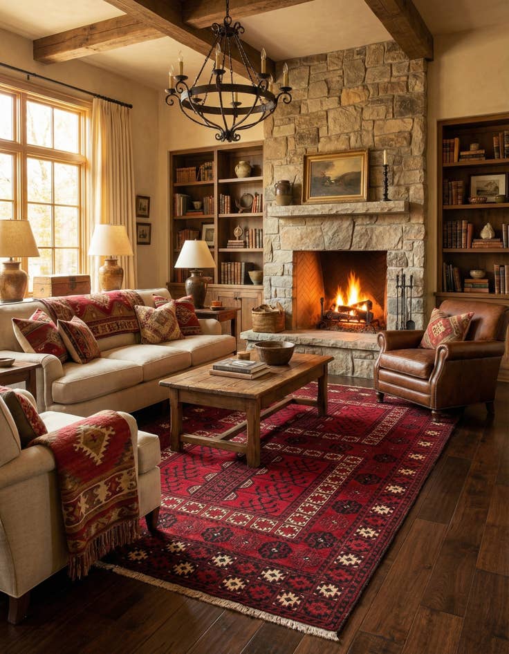 Detail image of  5' 6 x 7' 10 Afghan Rug