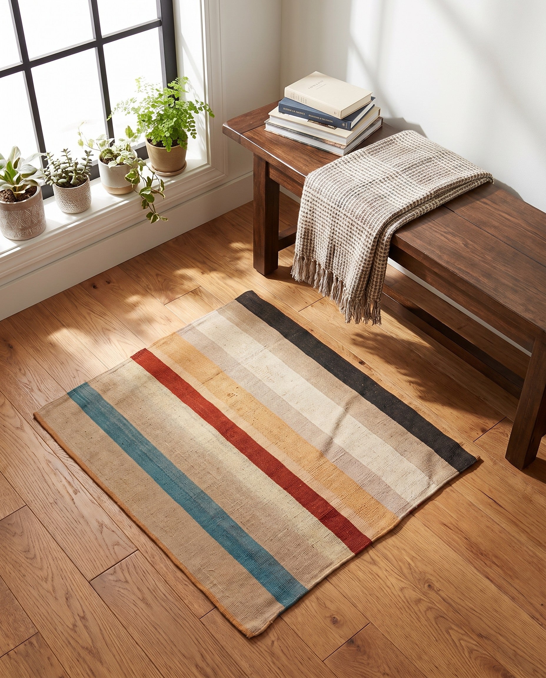 2' 6 x 2' 6 Hand Woven Pillow Wool Square Rug