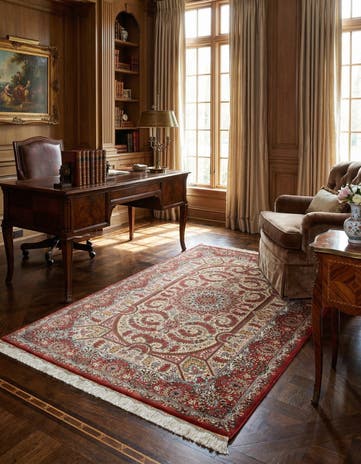 3' 4 x 5' Ghom Silk Rug