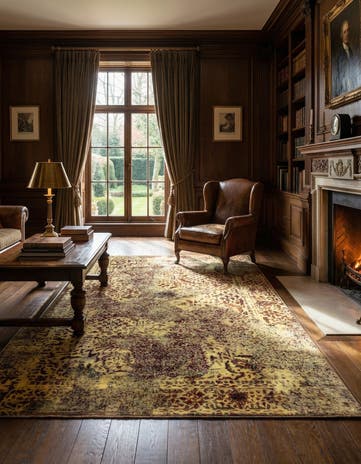 6' 5 x 8' 10 Vintage Royal Wool Rug