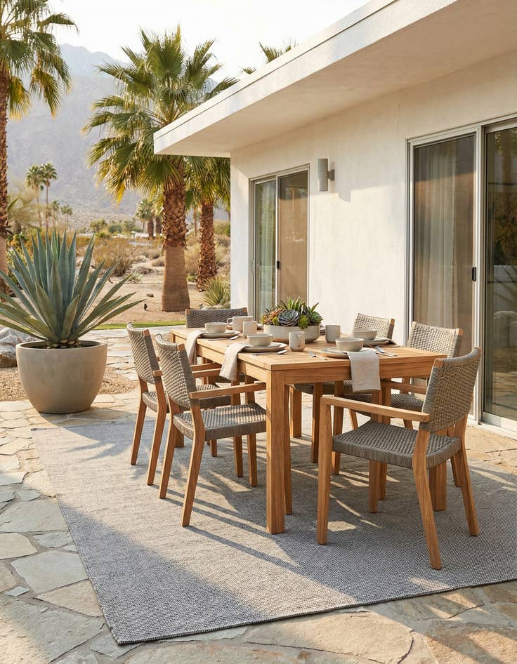 Detail image of 10' x 14' 1  Washable Jill Zarin Palm Springs Indoor / Outdoor Rug