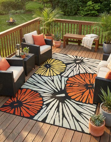 Easy-Clean Casablanca Indoor / Outdoor Rug