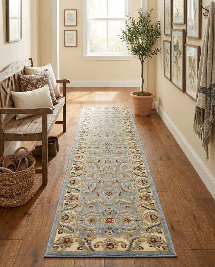 2' 7 x 10' Classic Agra Runner Rug