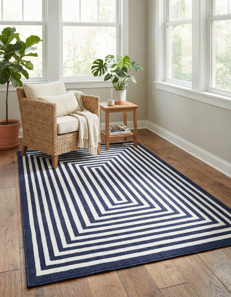 Detail image of 4' x 6' Easy-Clean Sabrina Soto Prescott Indoor / Outdoor Rug