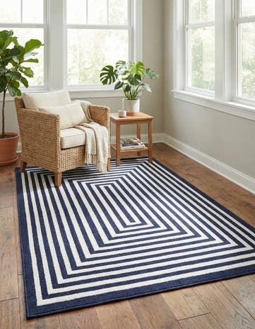 4' x 6' Easy-Clean Sabrina Soto Prescott Indoor / Outdoor Rug