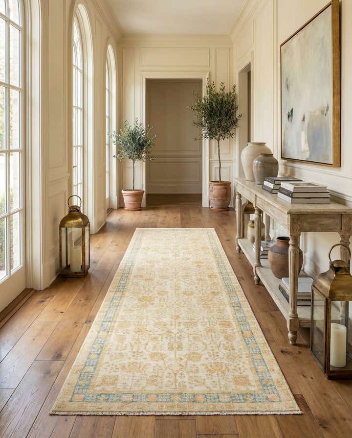 4' 8 x 14' 8 Kaizar Wool Runner Rug