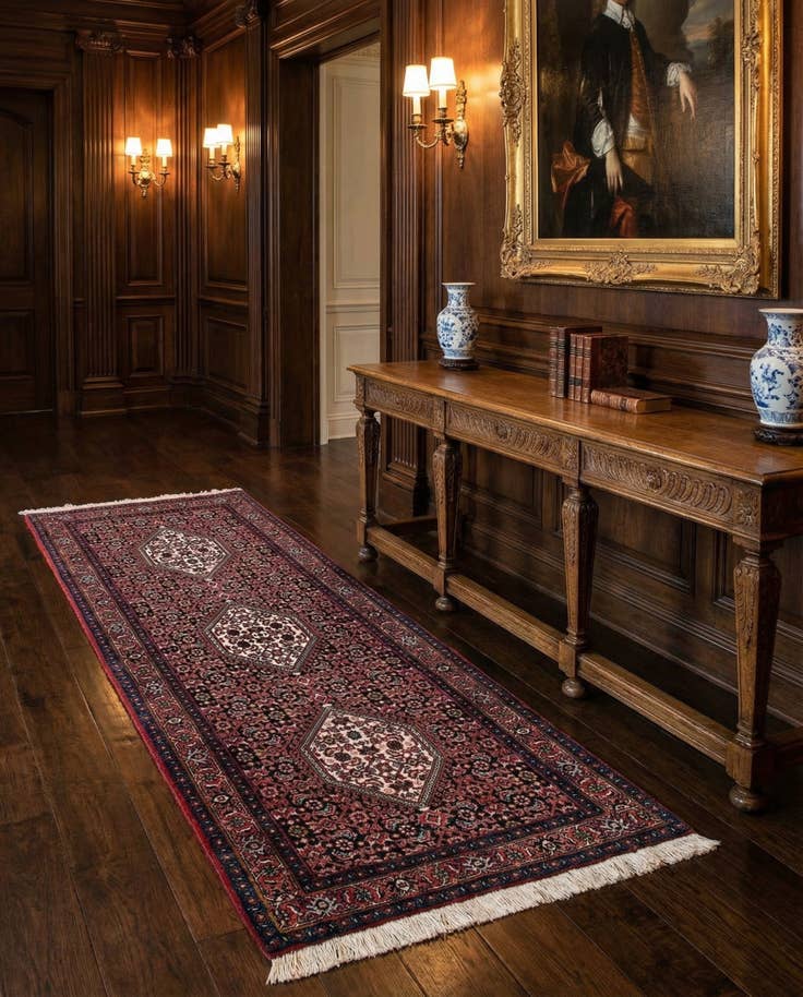Detail image of 2' 1 x 5' 1 Bidjar Runner Rug