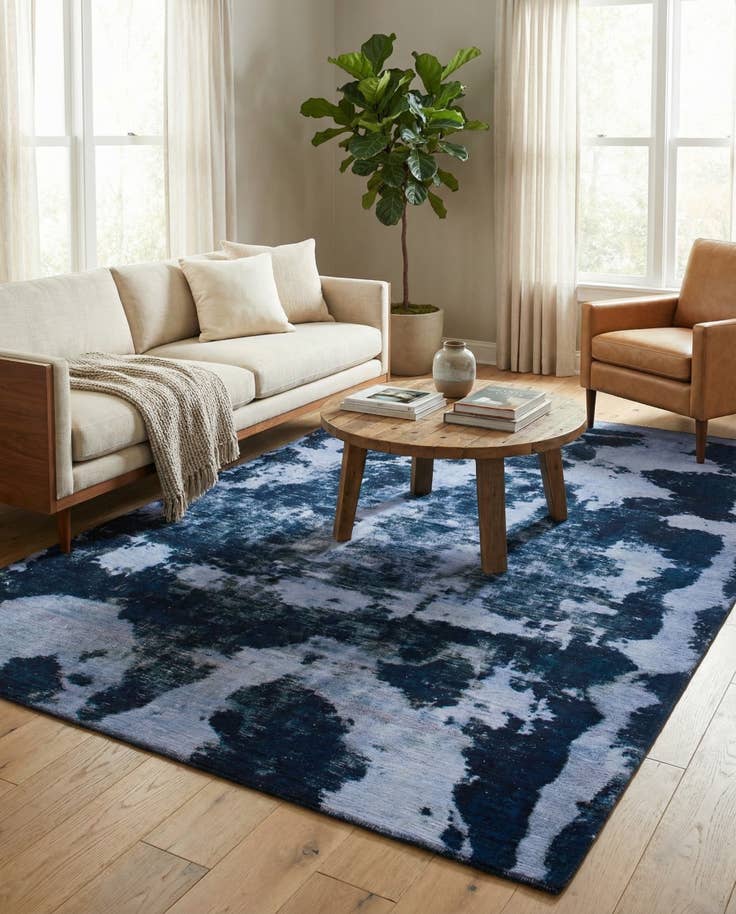 Detail image of 5' 8 x 8' 10 Hand Knotted Ultra Vintage Persian Wool Rug