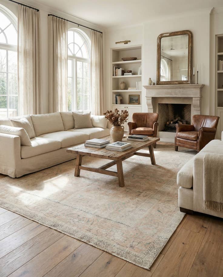 Detail image of 9' 6 x 12' 3 Hand Knotted Ultra Vintage Persian Wool Rug