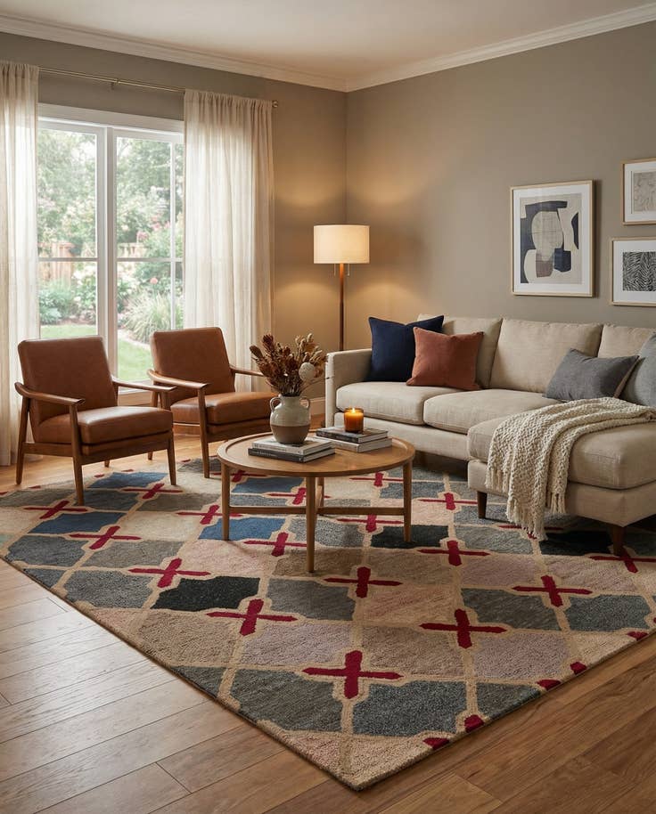 Detail image of 8' 1 x 10' 1 Luna Wool Rug