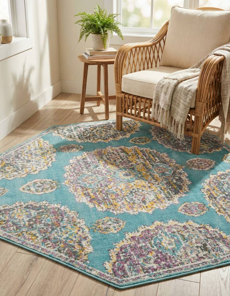 Detail image of  4' x 4' Paragon Octagon Rug