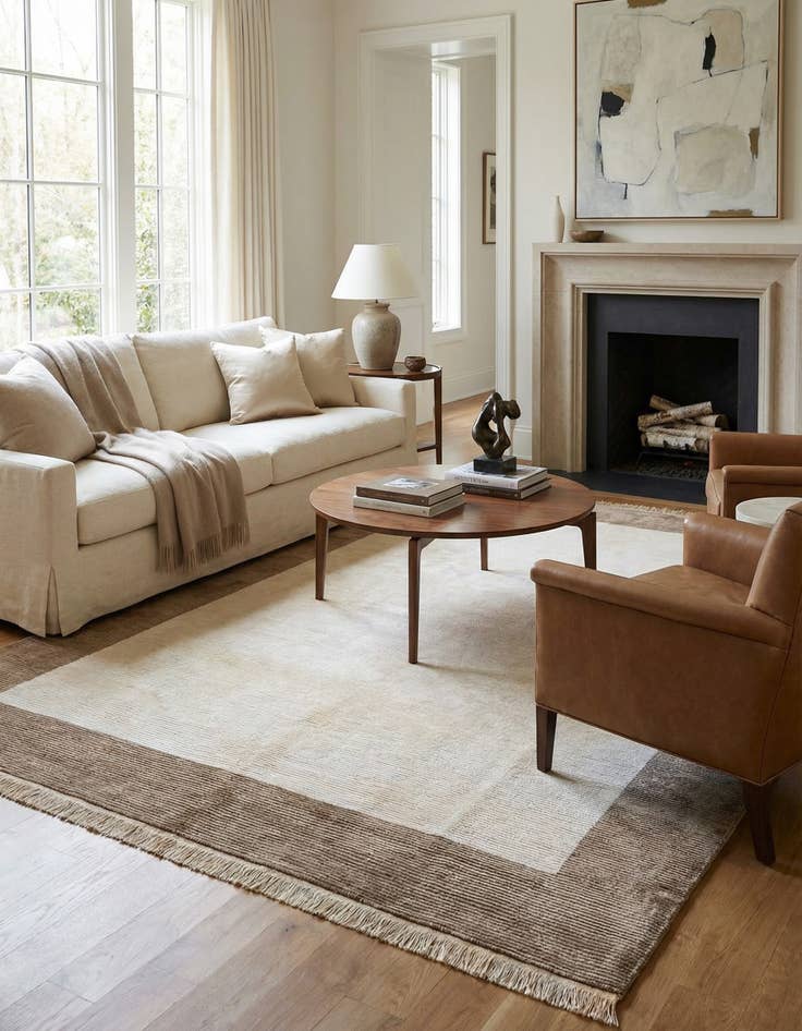 Detail image of  8' 2 x 11' 9  Hand Knotted Darya Wool Rug