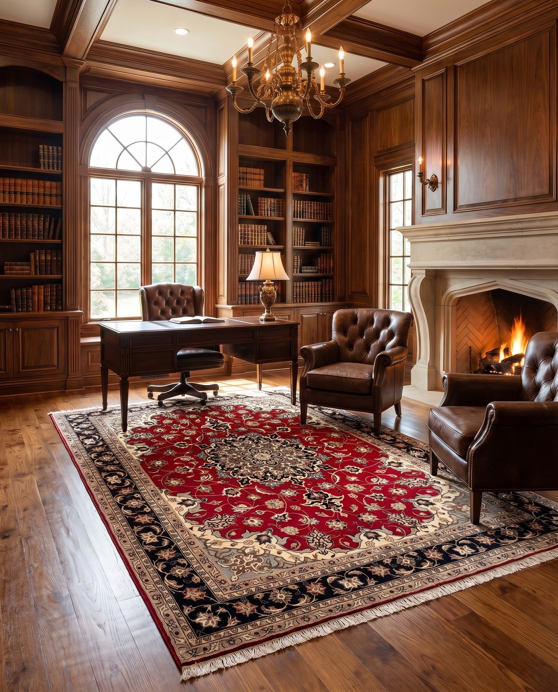 4' 9 x 7' 3 Tabriz Rug