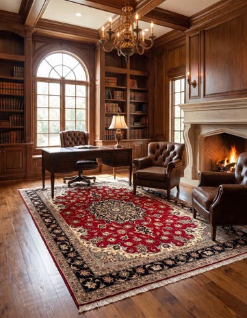 4' 9 x 7' 3 Tabriz Rug