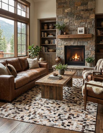 5' x 8' Cowhide Rug