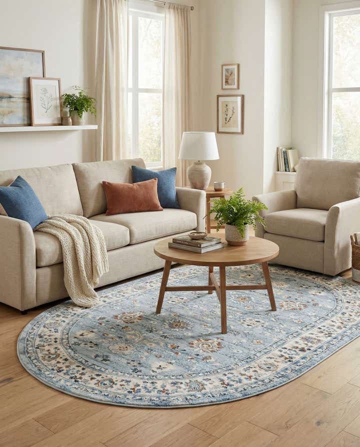 5' 3 x 8' Charlotte Oval Rug