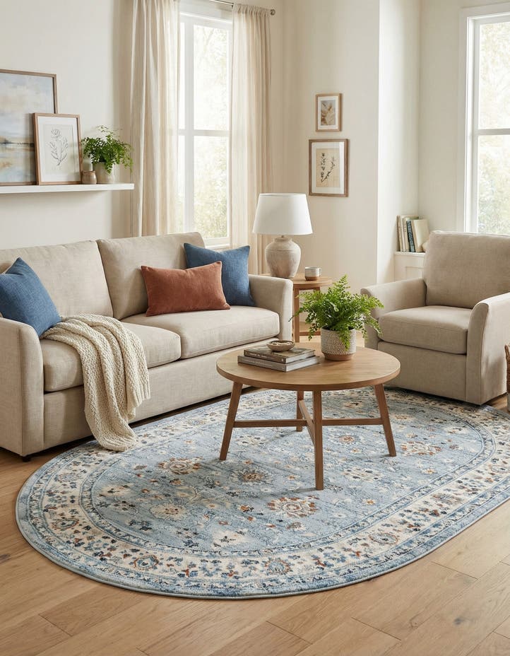5' 3 x 8' Charlotte Oval Rug