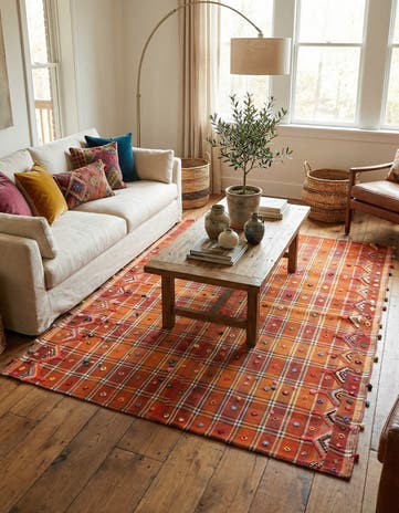4' 9 x 5' 8 Jajim Square Rug