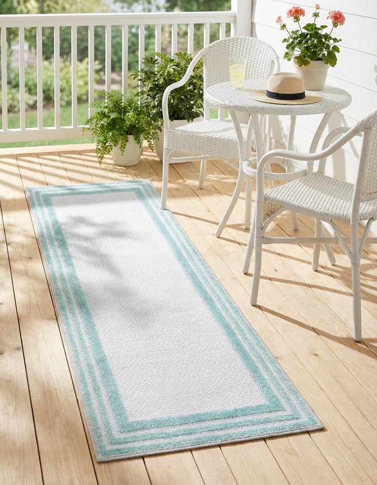 Detail image of 2' x 6'  Washable Aruba Indoor / Outdoor Runner Rug