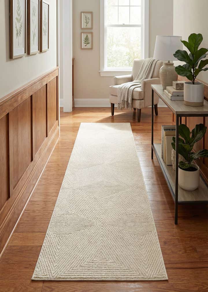2' 7 x 12' Easy-Clean Sabrina Soto Indoor / Outdoor Runner Rug