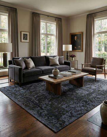 6' 4 x 9' 9 Hand Knotted Ultra Vintage Persian Wool Rug